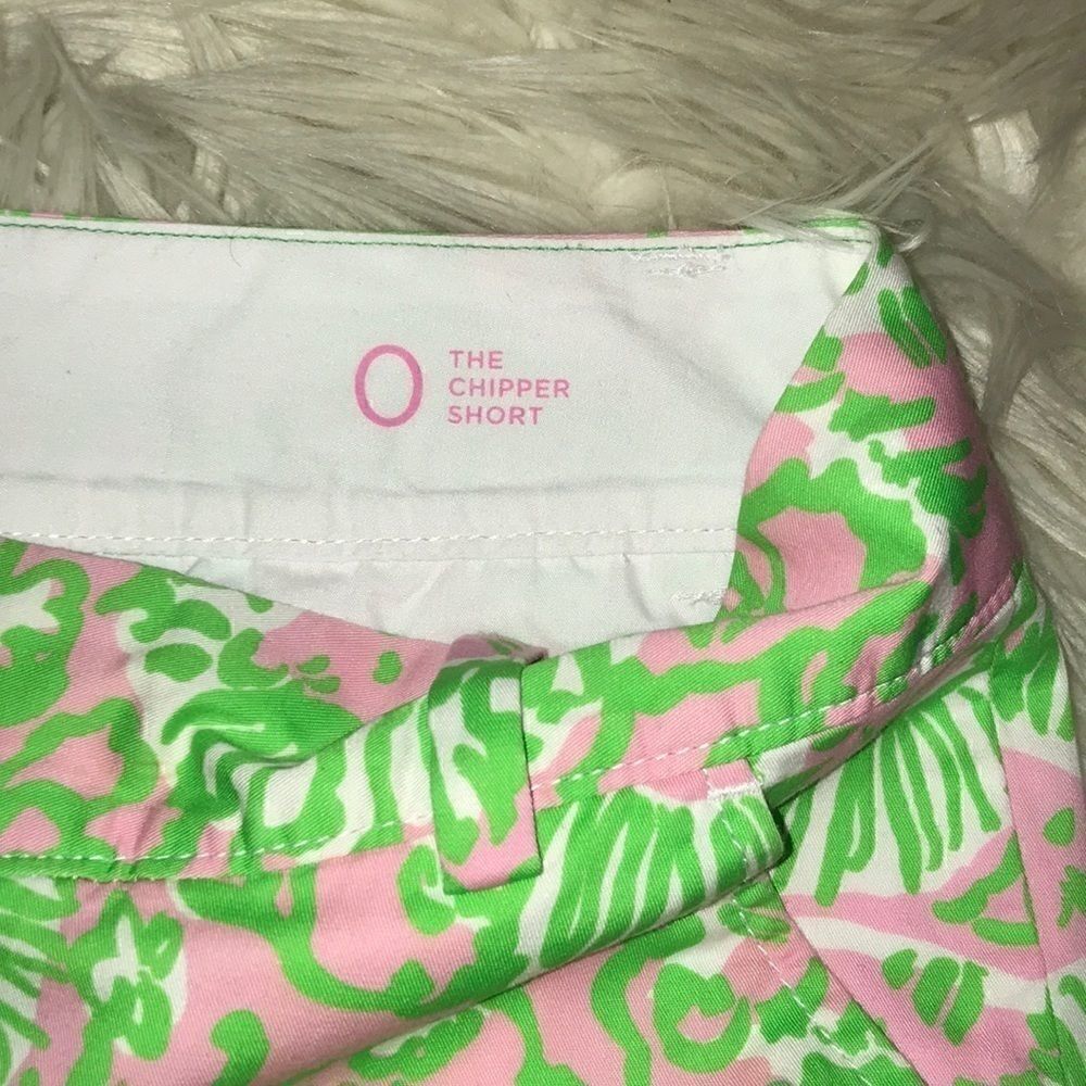 Lilly Pulitzer Chipper Short Cabana Pink Sunnyside - Picture 3 of 7
